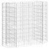 Gabion Raised Bed Galvanized Iron 47.2"x19.7"x39.4"