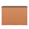 4.2'x9.1'ft Outdoor Storage Shed - Coffee Brown