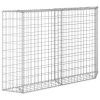 Trapezium Gabion Raised Bed Galvanized Steel 59.1"x7.9"x39.4"